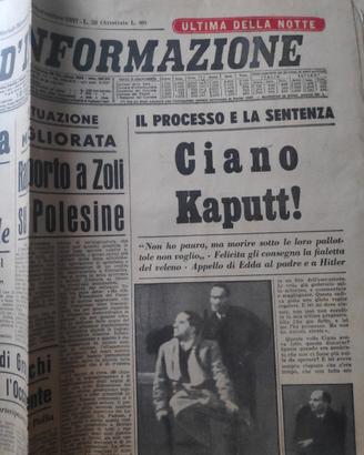 Giornale d'epoca