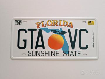 Targa GTA Vice City 2002 PS2 Rara da Collezione