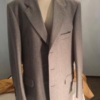 Giacca grigia in pura lana