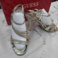 Sandali GUESS oro tacco a spillo 38