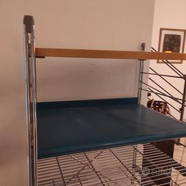 Libreria Frezza a scaffale metallo-legno