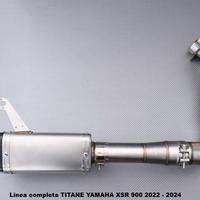 Linea completa TITANE YAMAHA XSR 900 2022 - 2024