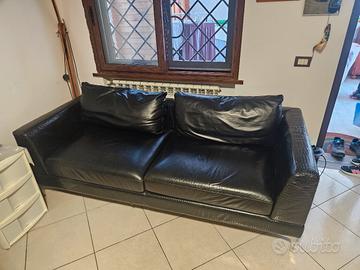 Divano in pelle 3 posti