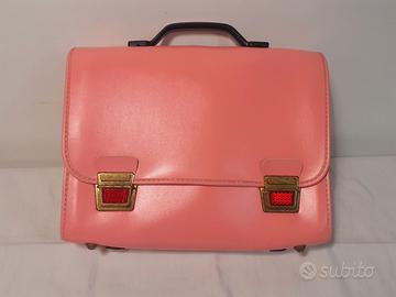 Cartella scuola anni 80 rosa fondo di magazzino