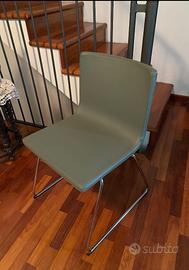 4 sedie in ecopelle imbottite IKEA LILLÅNÄS