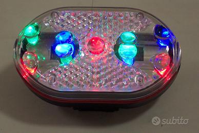 Lampada 9 led colorati