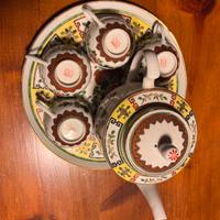 Servizio 4 tazzine caffè o tè porcellana