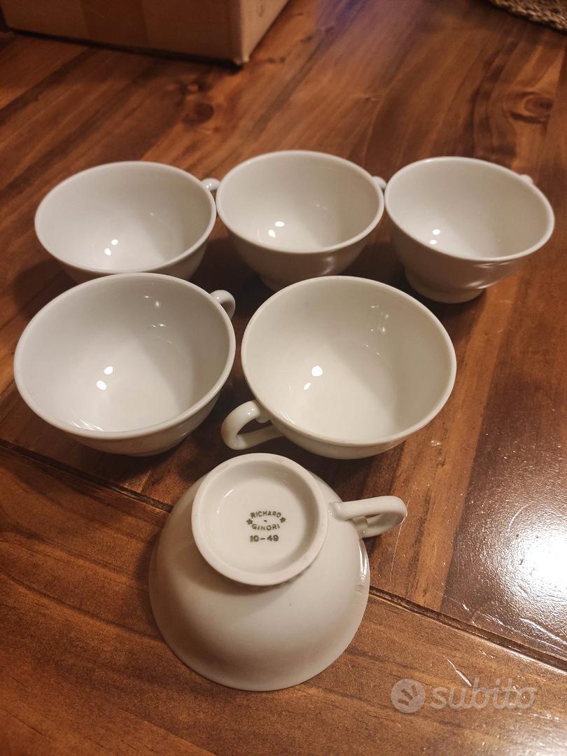 6 tazzine da caffè d'epoca Richard Ginori - Arredamento e Casalinghi In