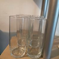 2 set bicchieri ottagono