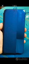 Huawei flip cover blu p20 originale