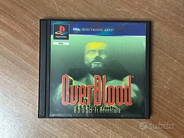 Overblood 1 PAL versione italiana PS1 completo