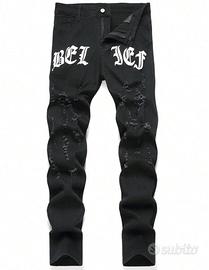 Pantaloni slim fit drip di alta qualita