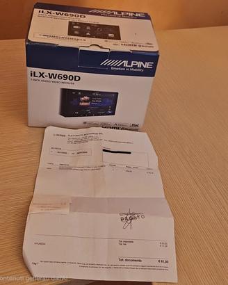 Alpine iLX-W690D 2DIN CarPlay Android Auto