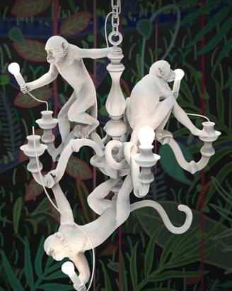 Monkey chandelier Seletti