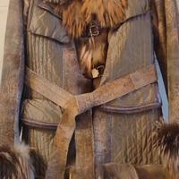 Giacca in montone rovesciato collo volpe 