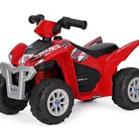 MINI QUAD POLARIS PEG PEREGO 6 VOLT ROSSO
