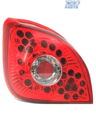 FANALI PER FORD FIESTA MK4 96-02 LED ROSSO CROMATO
