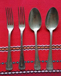 posate placcate argento 1000