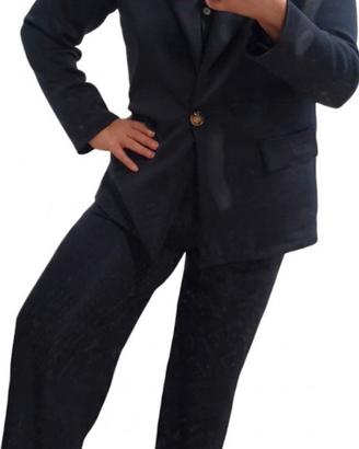 Completo tailleur set blu tg XL / 48  donna