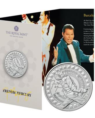 Moneta 2025 UK 5 Sterlina Pounds FREDDIE MERCURY
