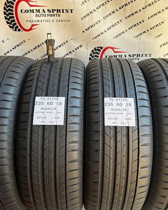 4 PNEUMATICI 235/60 R18 MICHELIN ESTIVE