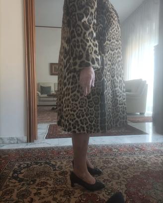 cappotto di pelliccia giaguaro 
