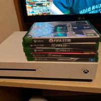 Xbox one S 1 Tb+Cavi+5 giochi