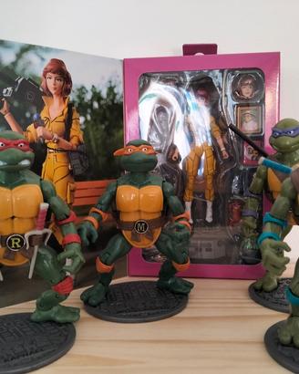 tmnt tartarughe ninja neca April o neil 