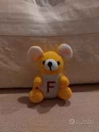 Mini peluche lettera F