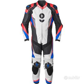 Tuta Moto Intera Gms Tuta in pelle GRC-1 1PCS Nero