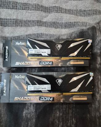 Kit 2×8Gb RAM Netac Shadow II 2666Mhz