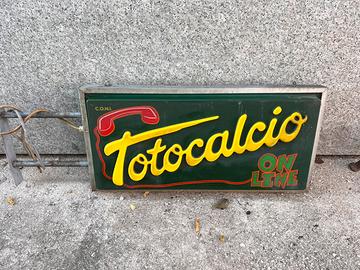 Insegna Totocalcio Bifacciale