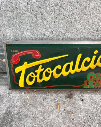 Insegna Totocalcio Bifacciale