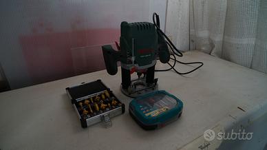 Fresatrice Bosch POF 1200 AE + Set Frese Assortite