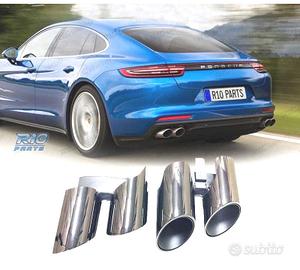 TERMINALI SCARICO PORSCHE PANAMERA 17- LOOK S CROM