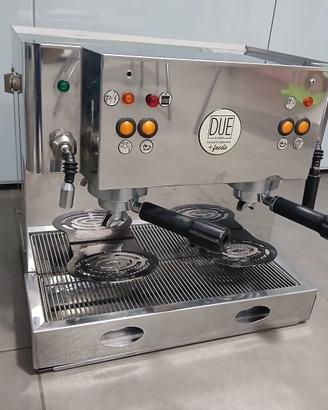 Macchina per Caffè Professionale da Bar Due Inox 2