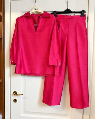 Completo pantaloni Max Mara in shatung seta