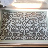 Vassoio taglio laser con vetro