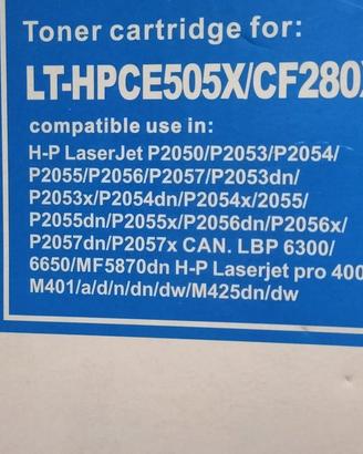 cartuccia toner nuova LT-HPCE505X/CF280X