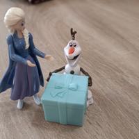 Kinder Maxi Sorpresa gioco Frozen ll Olaf Elsa fig