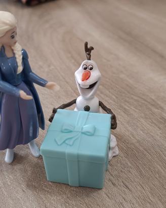 Kinder Maxi Sorpresa gioco Frozen ll Olaf Elsa fig