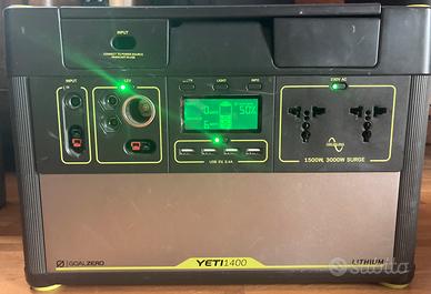 Goal Zero Yeti 1400 Lithium - Generatore solare