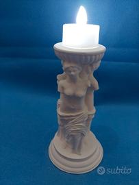 Statuina artigianale VENERE DI MILO  portacandela 