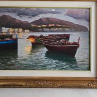 quadro olio su tela vittorio Colucci