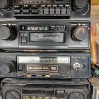 lotto 4 autoradio vintage