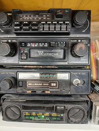 lotto 4 autoradio vintage