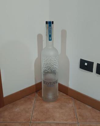 BOTTIGLIA VUOTA DI VODKA BELVEDERE 6 LITRI