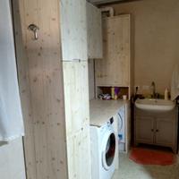 fasciatoio copricaldaia lavatrice e pensile abete