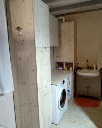 fasciatoio copricaldaia lavatrice e pensile abete