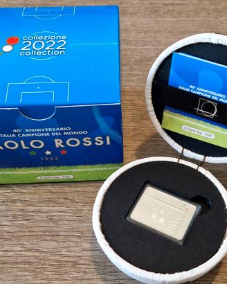 Moneta 5 euro in argento Paolo Rossi 2022